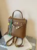 Mochila Retro de Gran Capacidad Estilo Británico para Mujer 2026 Nuevo Estilo Transfronterizo Bolso Cruzado de Hombro Único de Gran Capacidad