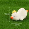 Acessórios de Resina Artesanais DIY Patinho Pequeno Enfeites para Micro Paisagens Decorações de Paisagismo Animal Acessórios Artesanato em Resina