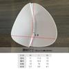 Almohadilla de Seno Triangular Redonda Almohadilla de Seno para Traje de Baño Inserto de Esponja Copa para Traje de Baño Esponja Transpirable Almohadilla de Seno Triangular Esquina Redondeada