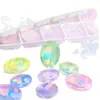 Huevo de paloma de gelatina de moca ovalado taladro de cristal DIY accesorios para ropa zapatos flor bolsos accesorios de joyería venta al por mayor