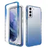 Adecuado para Teléfono Móvil Samsung Galaxy S21 plus 6.7 pulgadas Cubierta Protectora Marco de Color Contrastante Alta Transparencia Fábrica ISO