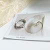 Kasht versión coreana de Plata S925 moda forma geométrica irregular solidificada personalizada anillo abierto anillo anillo