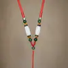 Cordón para Colgante Ajustable Cordón para Colgante de Ágata Jade Cordón para Colgante de Cinabrio Unisex Cordón para Collar Correa para el Cuello
