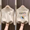 Camiseta térmica de forro polar cepillado para niños, cuello medio alto, capa base, Otoño/Invierno, estilo nuevo, para niños, capa interior cálida, estilo coreano, top casual