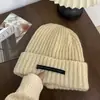 Gorro de Lana Tejido de Moda Estilo Coreano para Mujer, Otoño e Invierno, Cálido y a Prueba de Viento, Gorro Japonés de Gama Alta Versátil para Circunferencia de Cabeza Grande