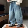 Ropa de Otoño para Niños Jeans 2026 Nuevo Estilo Guapo Pantalones de Pierna Curva para Niños Pequeños de 3 Años Pantalones Largos para Bebé Pantalones de Primavera y Otoño para Niños