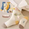 Nuevos calcetines de malla de tubo medio para primavera y otoño transfronterizos para niños y niñas, calcetines lindos de dibujos animados para niños mayores, calcetines Clase A