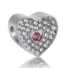 Huixuetong Nuevo Adorno de Cadena Corazón de Melocotón Pulsera de Amor con Diamantes Accesorios de Cuentas Panjia Dakong Fábrica Zhuyuan Venta Directa