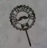 Cartão de Dia dos Pais Inserção Decoração de Bolo de Aniversário Mesa de Sobremesas de Confeitaria Layout de Cena de Fantasia Série Acrílica