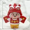 Dinastía Nacional Año Nuevo Año de la Oveja Figura Colgante Mascota de Dibujos Animados Año de la Oveja Llavero Caja Sorpresa Muñeca Llavero de la Oveja del Zodiaco