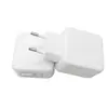 Carregador Shell Branco de Porta Dupla USB Padrão Europeu Padrão Chinês e Americano Shell de Plástico Plástico Adaptador de Alimentação USB Shell
