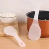 Cuchara para arroz de casa, cuchara para arroz antiadherente, cuchara para arrocera, cuchara para servir, pala para arroz de plástico semitransparente engrosada