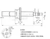 Rodamiento de bolas 3206 varilla de tornillo de corrección, empujador de corrección, fabricante de tuerca de tornillo de rectificado para máquina de fabricación y corte de bolsas