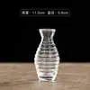 Vaso Criativo em Relevo Mini Vaso Francês Vaso Hidropônico Transparente Ornamentos Vintage Vaso de Vidro
