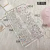 Entra en el Nuevo Set de Caja de Arte de Uñas de Seis Compartimentos con Tamaños Mixtos, Decoraciones de Uñas DIY de Vidrio de Cristal Ultra Brillante con Base Plana con Pedrería