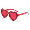 Otoño 2023 Nuevas Gafas de Sol Europeas y Americanas Amor Diamante Gafas Moda Gafas de Sol Corazón de Durazno Gafas de Sol de Mujer