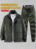 Conjunto de Uniforme Camuflado Engrosado de Primavera y Otoño, Ropa de Trabajo Duradera para Reparación de Automóviles, Obra de Construcción, Protección Laboral, Soldadura Resistente a la Suciedad al Aire Libre
