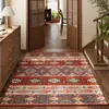Alfombrillas Retro Americanas para Entrada de Casa Son Lavables, Fáciles de Cuidar, Resistentes al Desgaste y a las Manchas Alfombrillas de Cristal Terciopelo para Puerta de Entrada