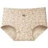 Ropa interior de algodón puro para mujer, Probiótico Grado 10A, Entrepierna extendida, Cintura media, Sin costuras, Nuevo modelo 2026, Calzones estilo pastoral