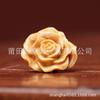 Sándalo sándalo verde tallado queso sin rostro extraño rosa melocotón danza león DIY cuentas sueltas accesorios colgante