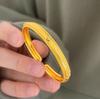 Pulseira Anel de Cabacinha Furada Escovada Novo Chinês Retro Fulu Abertura Pulseira Anel terno para Namorada