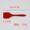 Espátula Pequeña de Silicona Mini Espátula de Silicona Espátula Pequeña Espátula para Hornear Espátula de Fondo Plano Espátula para Saltear Casera Utensilios de Cocina de Silicona