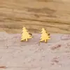 Pendientes de Árbol de Navidad Personalizados Europeos y Americanos, Pendientes, Moda para Mujer, Nuevas Plantas, Regalos Pequeños Frescos, Accesorios Transfronterizos al por Mayor