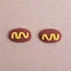 Galletas Lindas Simuladas, Accesorios para el Cabello DIY de Resina, Pasadores, Broches para el Cabello, Parches, Fundas para Teléfono Móvil, Pequeños Accesorios de Joyería