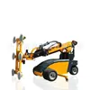 Carrinho de Transporte de Vidro Elétrico, Carrinho Pequeno Auto-Propelido com Levantamento Manual para Instalação de Vidro Interna e Carregamento/Descarregamento, Equipamento de Sucção a Vácuo e Levantamento