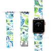Para Apple Watch impressão por transferência de água para Apple iwatch pulseira de silicone com estampa lisa