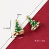 Serie [Navidad] alce tridimensional lindo fantasma sombrero de Navidad colgante de aleación accesorios para collar de pendientes DIY