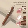Manicure Ímã Cilíndrico Olho de Gato Ferramenta Ímã Forte Relâmpago Elegante Ímã Multifuncional Cola Olho de Gato Três em Um
