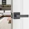 Fácil de instalar, hecho de aleación de zinc/aleación de aluminio, adecuado para entradas y dormitorios, modelo más vendido en América del Norte, cerradura de manija cerradura de puerta