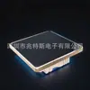 Carcasa de Interruptor de Pared Inteligente Wifi Tipo 86, Marco de Aleación de Aluminio 86 Pantalla Táctil Multifunción