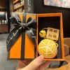 Caja de regalo de combustible para el examen de ingreso a la universidad para ganar el primer llavero de girasol bolsa colgante de bolsa para enviar a los estudiantes regalo de graduación