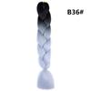 Xuchang Peruca Acessórios de Cabelo Seda de Alta Temperatura Trança Grande Africana Jumbobraid Fibra Química Colorida Montagem Mista Venda Quente Dreadlocks