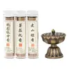 Incienso natural de pera de ganso para el dormitorio, fragancia de larga duración, incienso de nube auspiciosa, incienso en espiral de sándalo y madera de agar, mini quemador de incienso