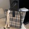 Bolso Grande de Mujer 2026 Nuevo Moda Primavera Verano Versátil Lona de Alta Calidad Bolso de Hombro Bolso Tote para Viajes