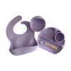 Spot Kids's Silicone Tableware Baby Food Grade Silicone Tableware Conjunto de combinação Atacado