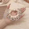 Goma para el Cabello de Perlas con Lunares Estilo Coreano, Alta Elasticidad, Cuerda de Cabello de Moda, Goma para Cola de Caballo Alta y Moño, Accesorio para el Cabello Duradero