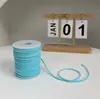 Corda Trançada, Corda de Camurça, Corda de Pele de Veado, Cordão, Corda de Couro de Vaca, Flor para Presente Embalagem Têxtil para Casa, Materiais para Corda de Trança DIY