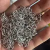 Cadena de 2 a 11 Secciones, Cadena de Cuatro Secciones, Cadena Colorida en Forma de O, Cadena para Cola, Accesorios para Llaveros DIY, Cadena de Extensión para Llavero