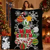 Pincel B Graffiti DIY olring Cobertor de Natal Cobertor de Natal para colorir Coketlahr feito à mão