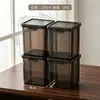 Caja Organizadora para Clasificar Tazas de Té Bnbs Caja para Comida para Llevar Caja Larga Transparente para Guardar Cuentas