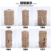 Cuerda de yute grosor de cuerda diy decoración hecha a mano cuerda de atado en rollo yute enrollado delgada cuerda para rascar gatos cuerda de tira y afloja tejido