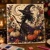 Pintura de Diamantes Superventas Transfronteriza Serie de Halloween DIY Hecho a Mano Pintura de Perlas 3D Pintura Decorativa para Dormitorio Producto Súper Nuevo