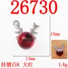 Versión Coreana del Colgante Yilu Te Tiene, Colgante Sencillo de Pequeño Ciervo, Cuernos Elegantes y Dulces, Accesorios y Joyería de Aleación de Ciervo