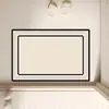 Alfombrilla de Piso para Inodoro de Secado Rápido, Alfombrilla de Puerta de Baño Absorbente Antideslizante de Lujo, Felpudo de Entrada Estilo Francés de Tierra de Diatomeas