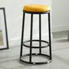 Banqueta Alta de Três Argolas Extra Grossa, Banqueta Alta para Bar, Cadeira Doméstica para Adultos, Cadeira de Balcão, Banqueta Alta de Luxo Leve para Fliperama, Banqueta Redonda