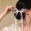 Pinza para el pelo con lazo de lirio blanco, pinza para el pelo con ambiente súper de hada, accesorios para el pelo, lujo ligero, nuevo artículo de primavera 2026